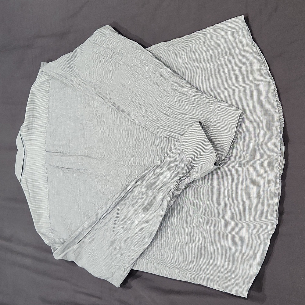 Original Penguin Gray LS Button-Up (Linen) - 2XL - Like New